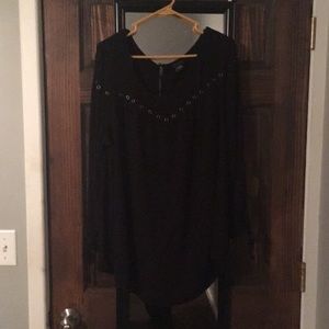 Torrid Black Long sleeve shirt
